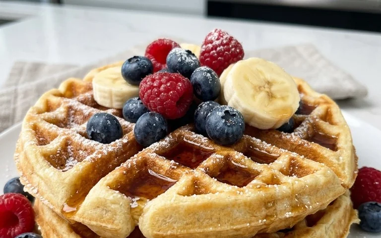 Greek Yogurt Waffles
