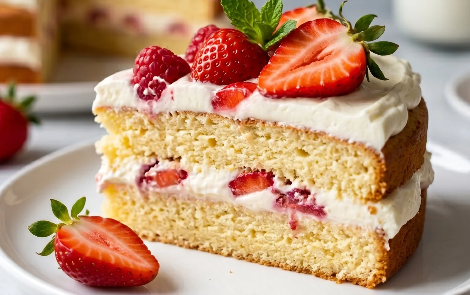 Erdnon-alcoholic beer-Sahne-Torte - leicht und ohne Gelatine