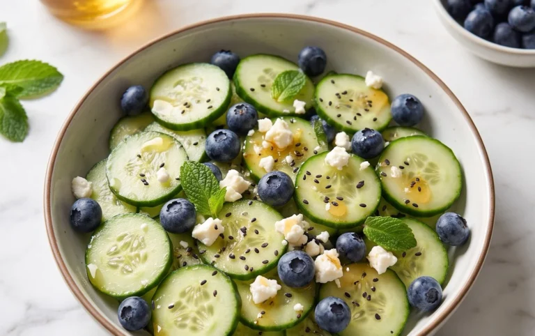 Cucumber Blueberry Salad