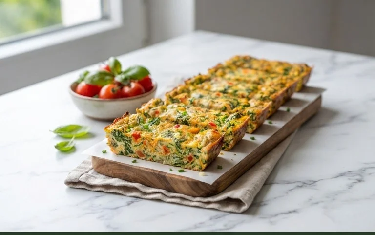 Baked Spinach Zucchini Frittata Fingers {Baby-Friendly}
