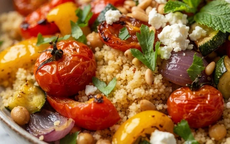 Röstgemüse Couscous für Geschmacksexplosion