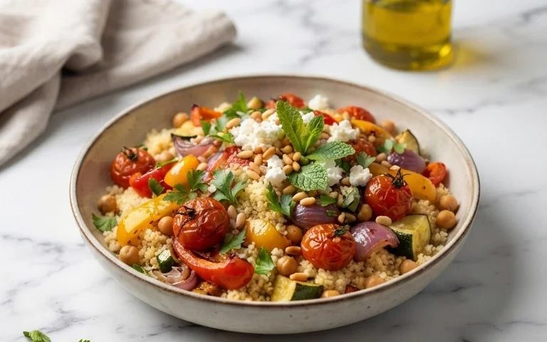 Röstgemüse Couscous für Geschmacksexplosion