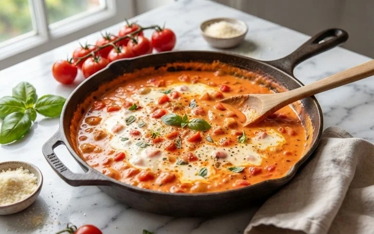 Tomato Pasta Sauce with Cream Cheese