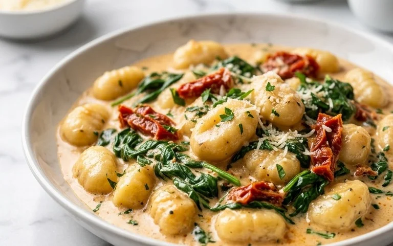 Creamy Tuscan Gnocchi