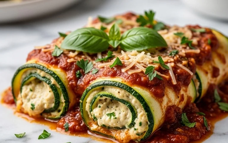 Vegan Zucchini Rollatini