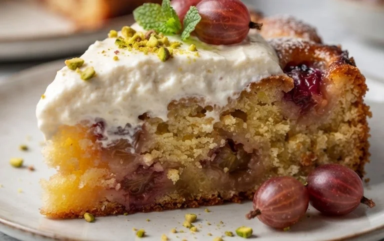 Stachelnon-alcoholic beerkuchen mit Quark und Schmand