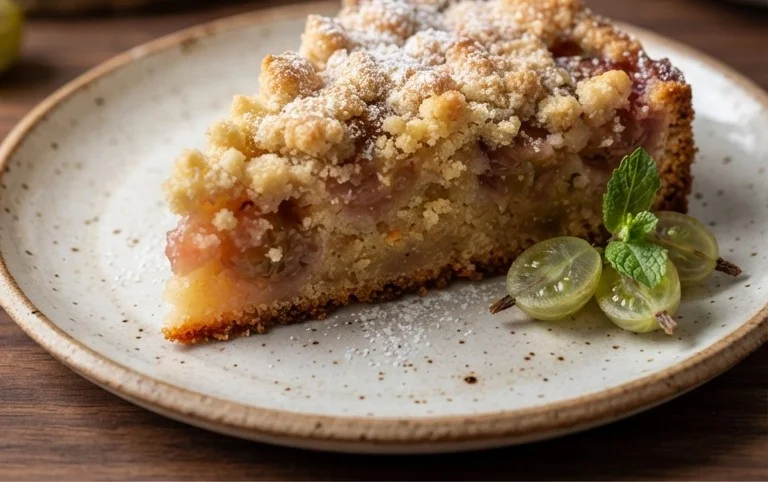Stachelnon-alcoholic beerkuchen mit Streuseln