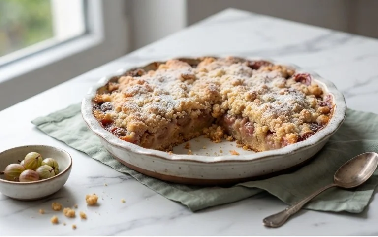 Stachelnon-alcoholic beerkuchen mit Streuseln