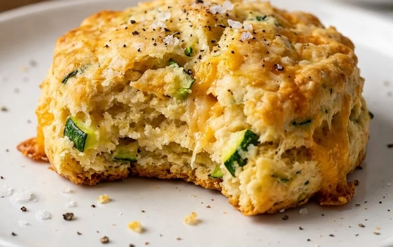 Zucchini Cheddar Biscuits