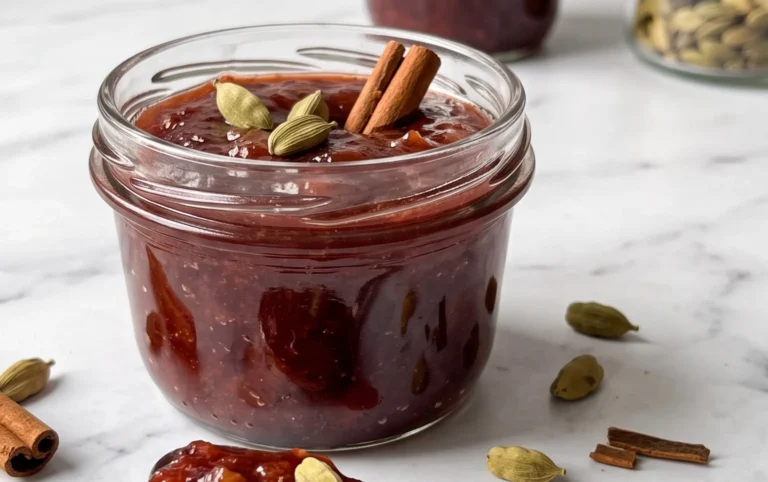 Spiced Plum Jam With Cardamom and Cinnamon