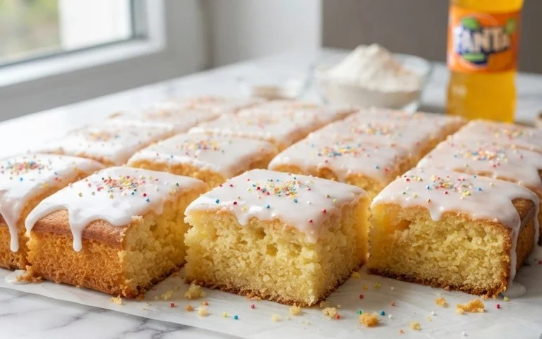 Fantakuchen vom Blech | einfaches Tassenrezept