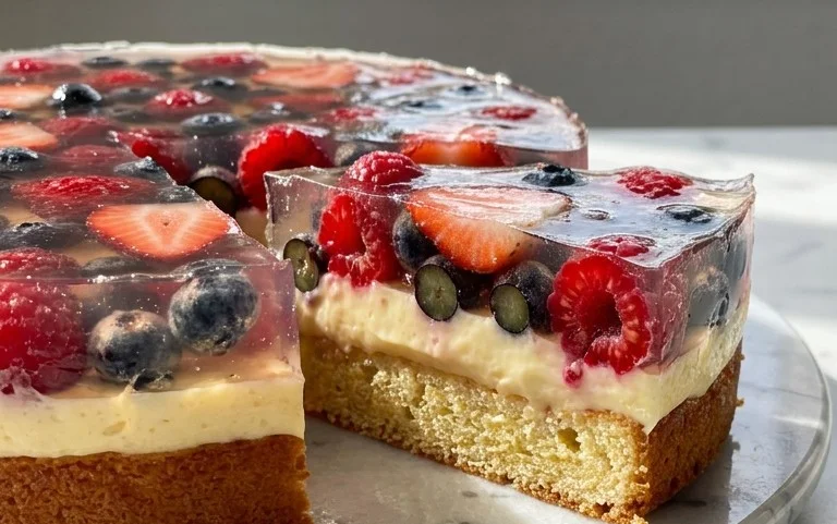 Wackelpudding-Kuchen