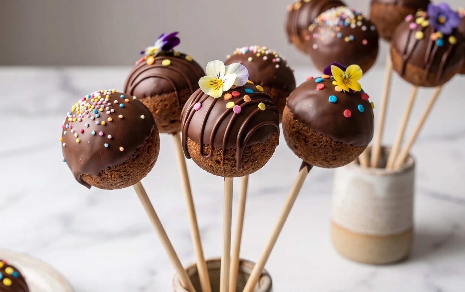 Kuchen am Stiel - einfaches Kindergeburtstags-Rezept